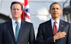 Prime Minister David Cameron and US President Barack Obama take part in a state welcoming ceremony on the South Lawn of the White House in Washington