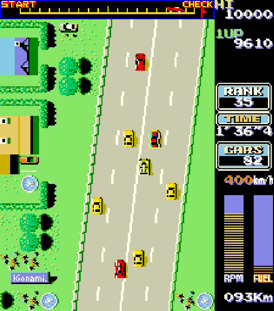 racing games nes