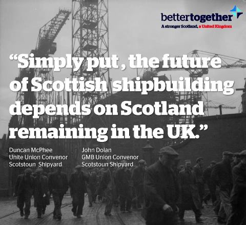 The people who work in the shipbuilding industry have their say. Their message couldn't be any clearer.